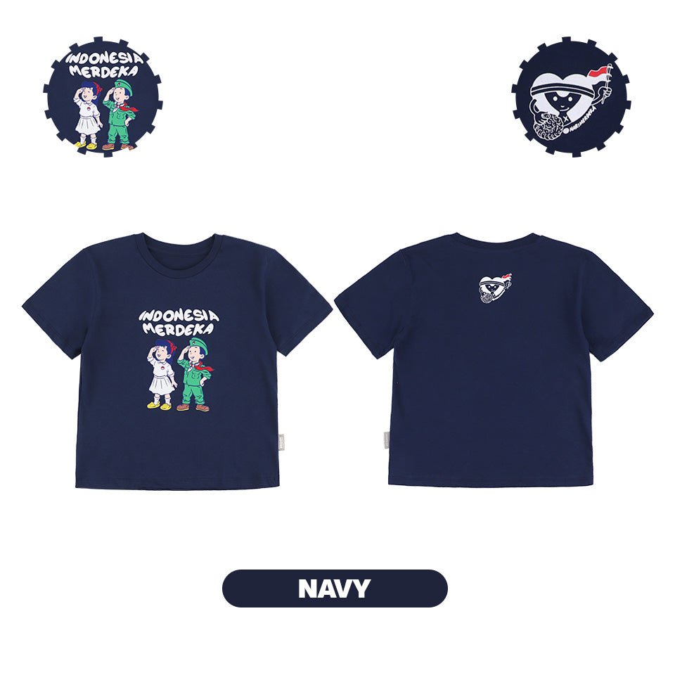 Mooi x Hari Merdeka Kaos Kemerdekaan Anak T-shirt Anak Indonesia Merdeka