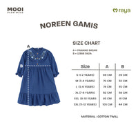 Mooi Dress Anak Gamis Anak Perempuan Raya Collection Noreen Gamis
