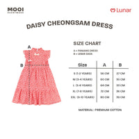 Mooi Dress Anak Perempuan Lunar Collection Daisy Cheongsam Dress