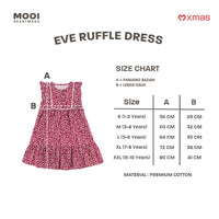 Mooi Dress Anak Perempuan Christmas Collection Eve Ruffle Dress