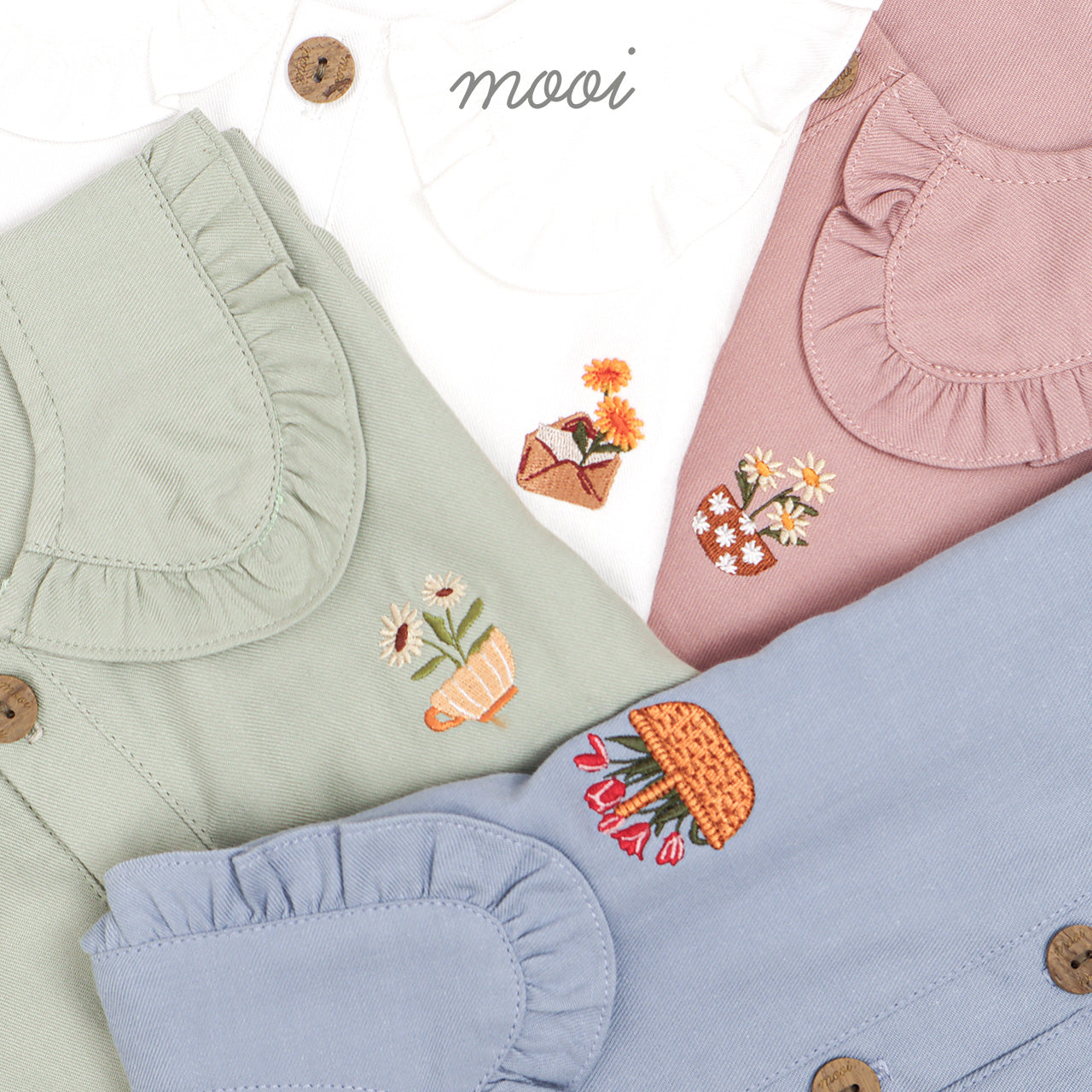 Mooi Atasan Anak Perempuan Ruby Shirt