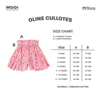 Mooi Celana Pendek Anak Perempuan Oline Cullotes Pants