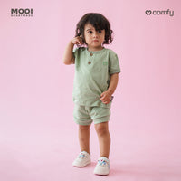 Mooi Setelan Bayi Comfy Baby Short Basic Set