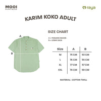 Mooi Atasan Pria Kemeja Pria Raya Collection Karim Koko