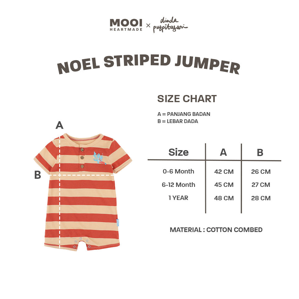 Mooi X Dinda Puspitasari Jumper Bayi Noel Striped Jumper