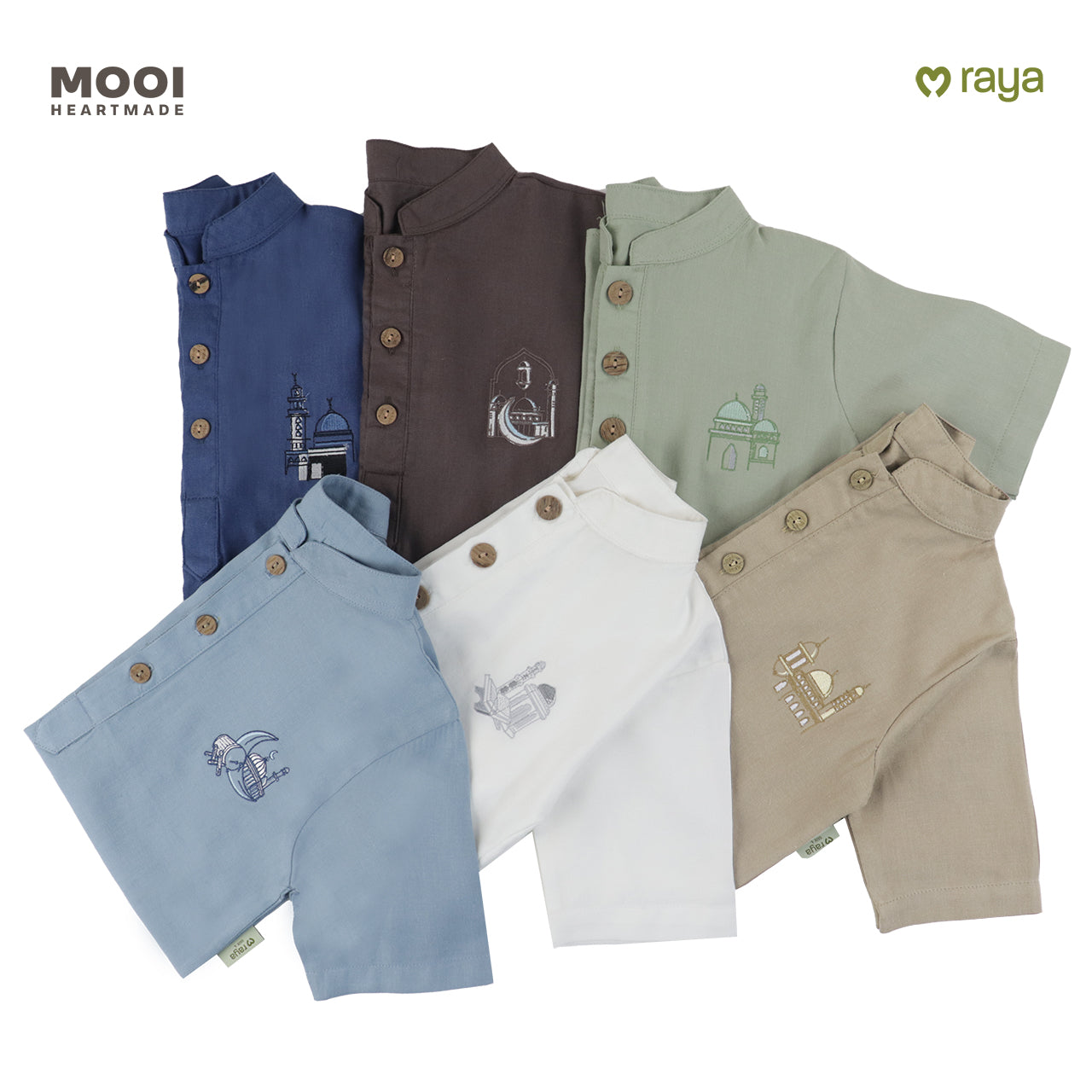 Mooi Adam Koko Set Setelan Koko Anak Raya Collection V2