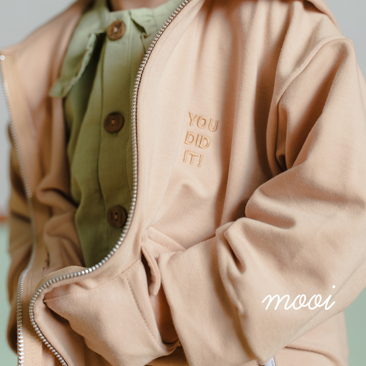 Mooi Atasan Hoodie Panjang Anak Mikey Hoodie