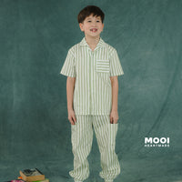 Mooi Kemeja Anak Laki-laki Arka Striped Shirt