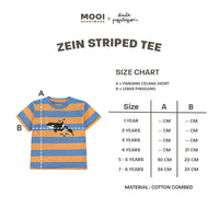 Mooi X Dinda Puspitasari Kaos Anak Unisex Zein Striped Tee