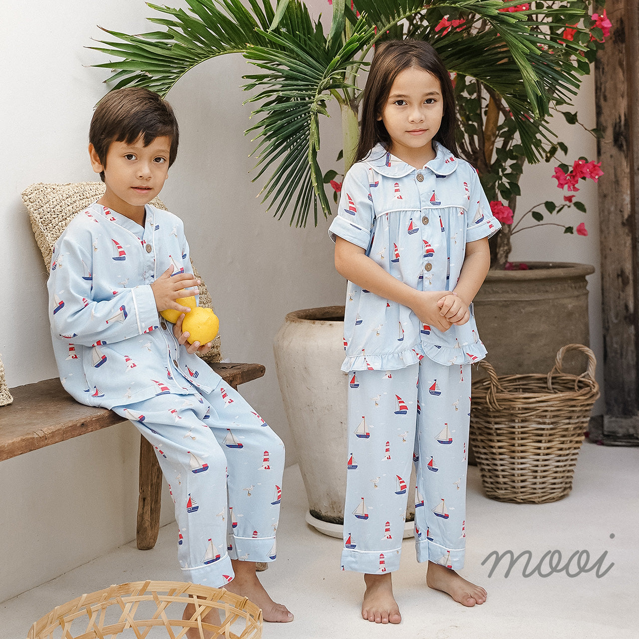 Mooi Piyama Anak Baju Tidur Anak Cheryl Short Pajamas Kids