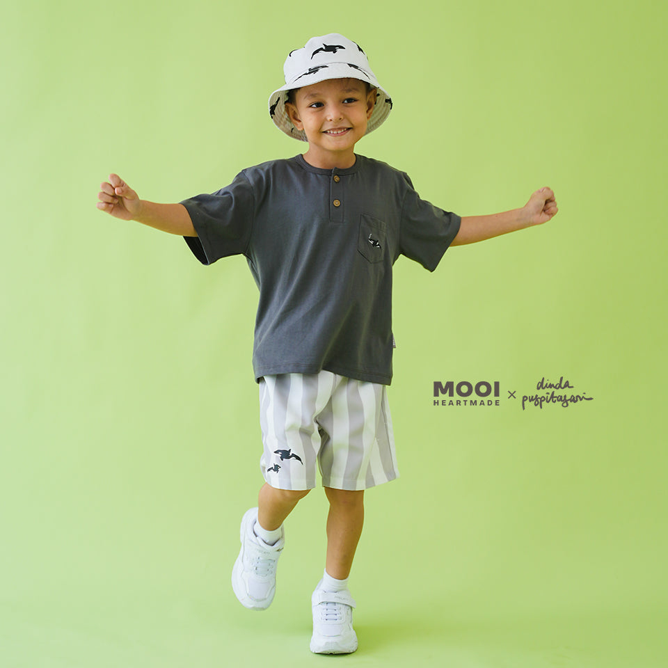 Mooi X Dinda Puspitasari Setelan Anak Louis Pocket Set
