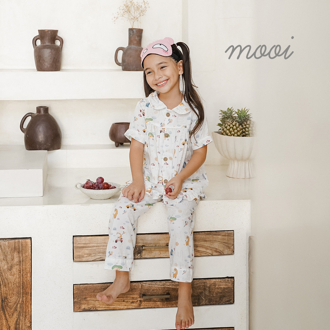 Mooi Piyama Anak Baju Tidur Anak Cheryl Short Pajamas Kids