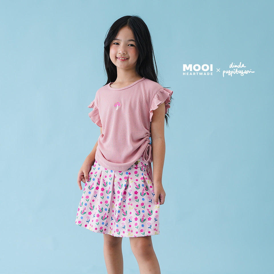 Mooi X Dinda Puspitasari Setelan Anak Perempuan Angel Set