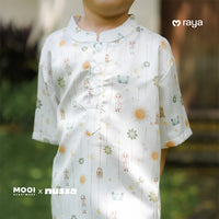 Mooi x Nussa Koko Set Print Setelan Koko Anak Raya Collection