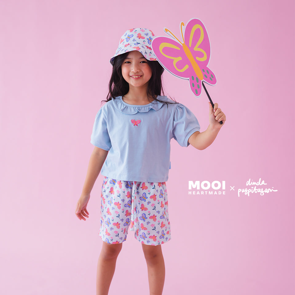 Mooi X Dinda Puspitasari Setelan Anak Perempuan Clarisse Set