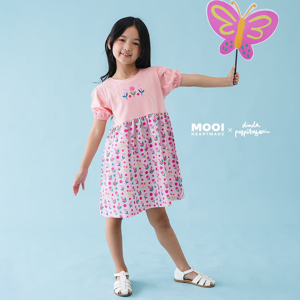 Mooi X Dinda Puspitasari Dress Anak Perempuan Mely Dress