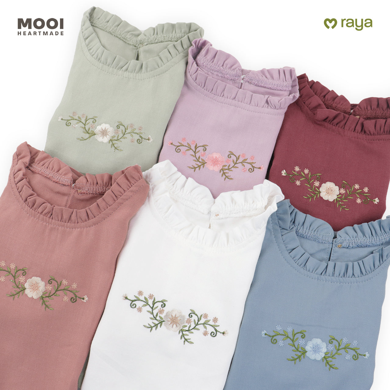 Mooi Setelan Anak Perempuan Raya Collection Ghina Tunik Set