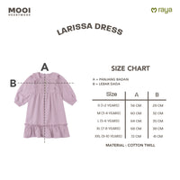 Mooi Dress Anak Gamis Anak Perempuan Larissa Dress