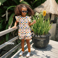 Mooi Atasan Anak Perempuan Minji Ruffle Top