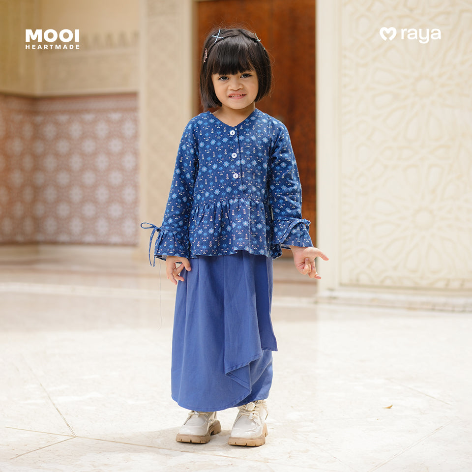 Mooi Setelan Anak Perempuan Raya Collection Hasya Tunic Set
