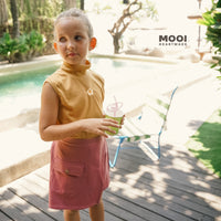 Mooi Atasan Anak Perempuan Yumiko Rib Top