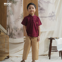 Mooi Kemeja Anak Laki-Laki Wang Pocket Shirt