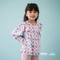 Mooi X Dinda Puspitasari Atasan Anak Perempuan Lola Top Ruffle