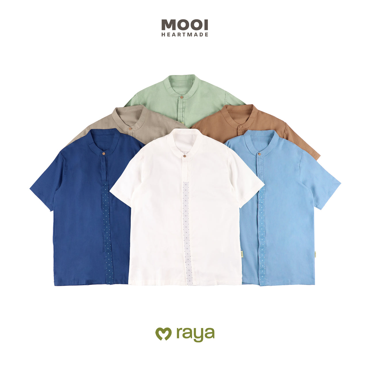 Mooi Atasan Pria Kemeja Pria Raya Collection Haneef Koko
