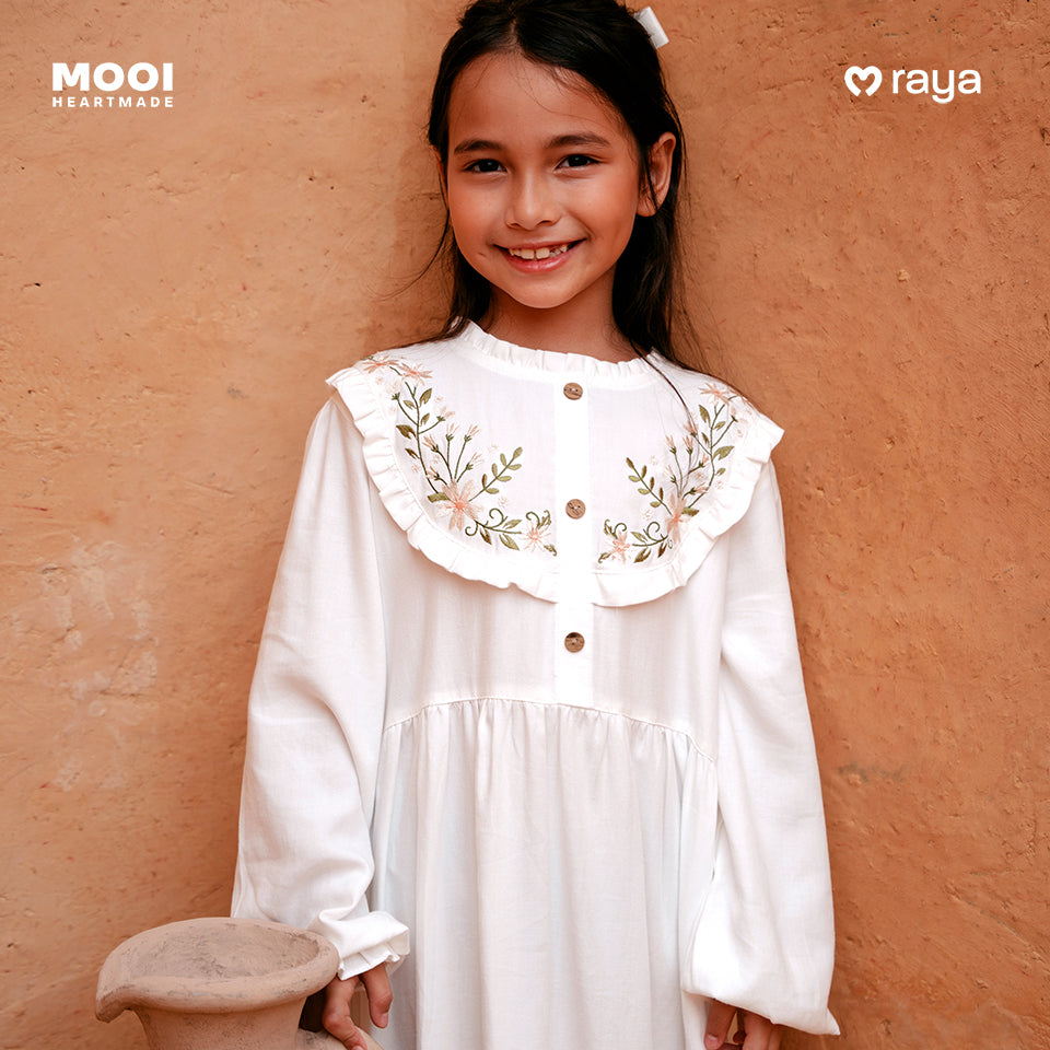 Mooi Dress Anak Gamis Anak Perempuan Raya Collection Noreen Gamis
