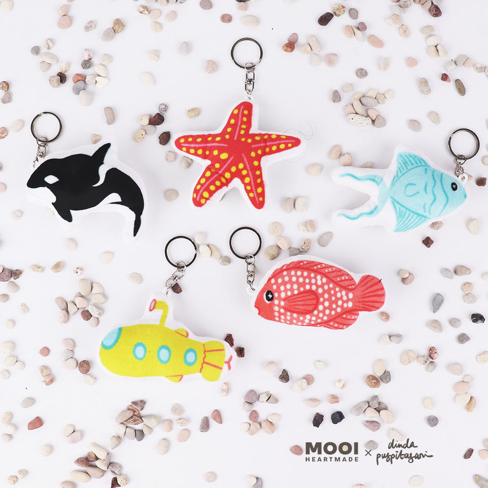 Mooi x Dinda Puspitasari Gantungan Kunci Bag Charm Sound Of Nature