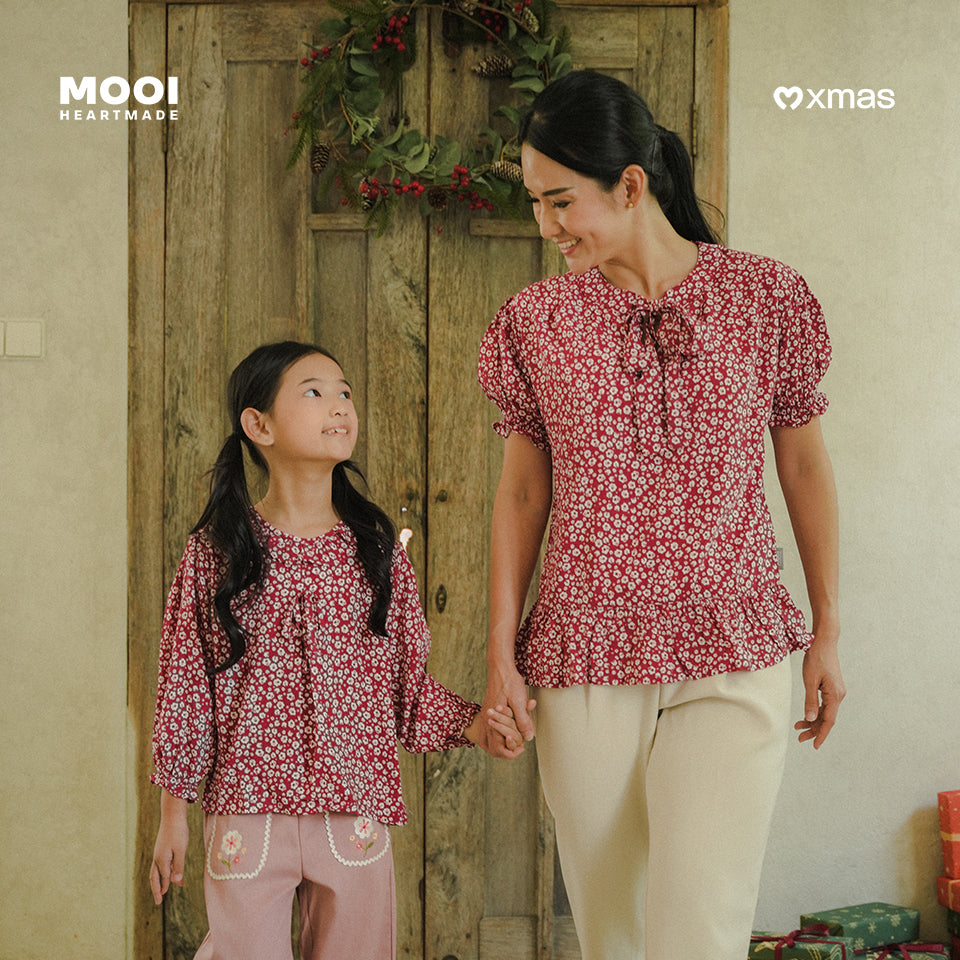Mooi Atasan Dewasa Perempuan Christmas Collection Esme Top Adult