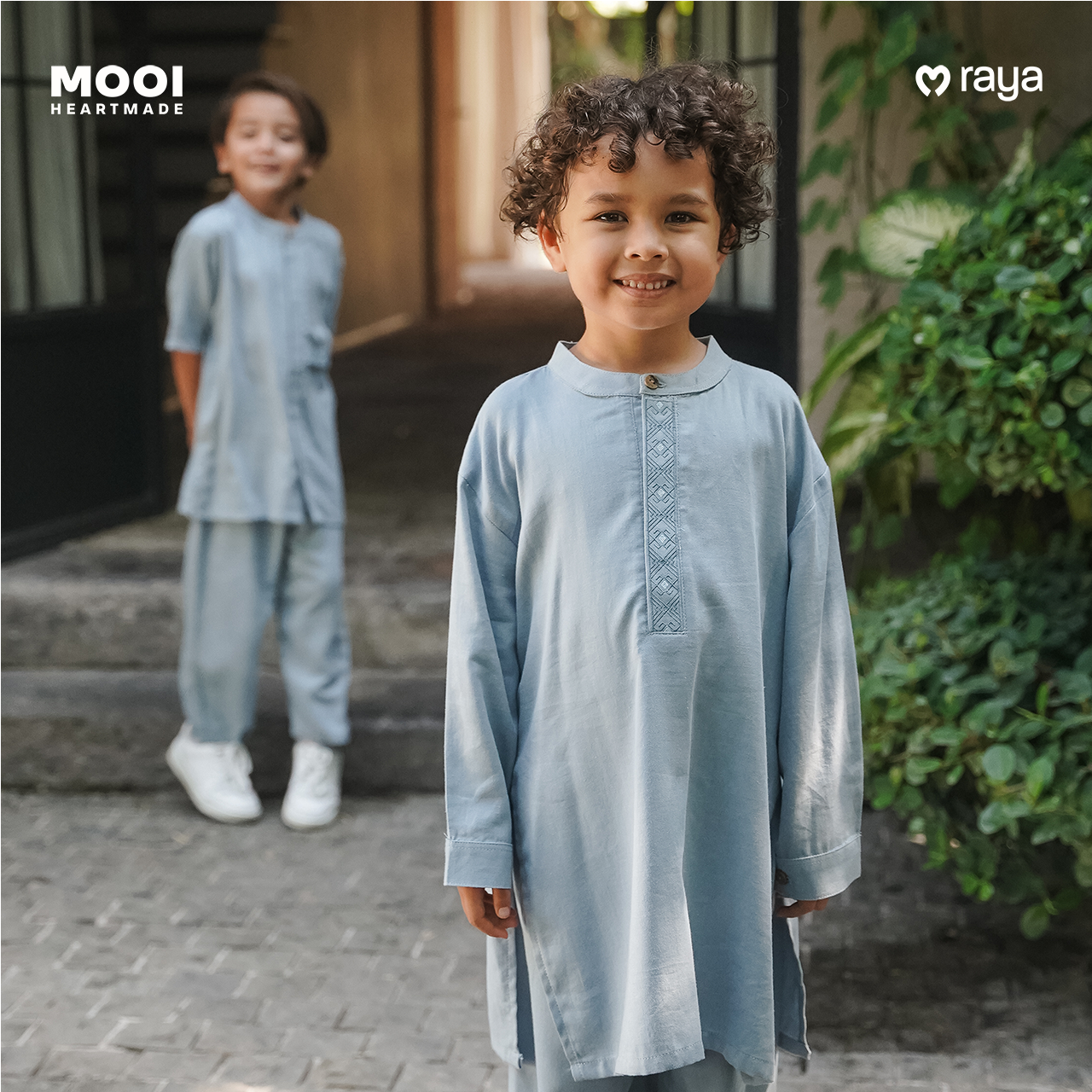 Mooi Rais Koko Set Setelan Koko Anak Raya Collection