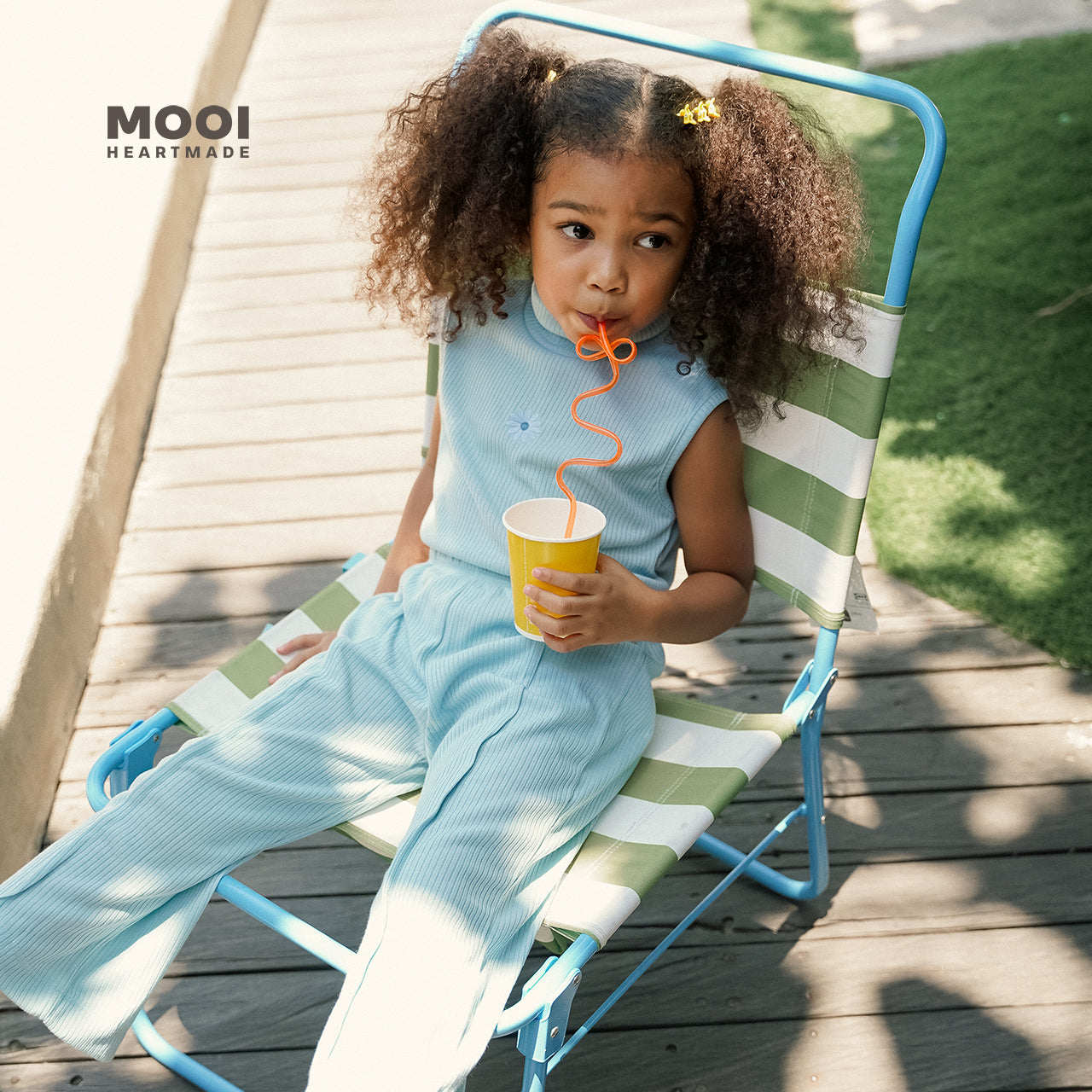 Mooi Atasan Anak Perempuan Yumiko Rib Top