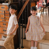 Mooi Dress Anak Perempuan Lunar Collection Peony Cheongsam Dress