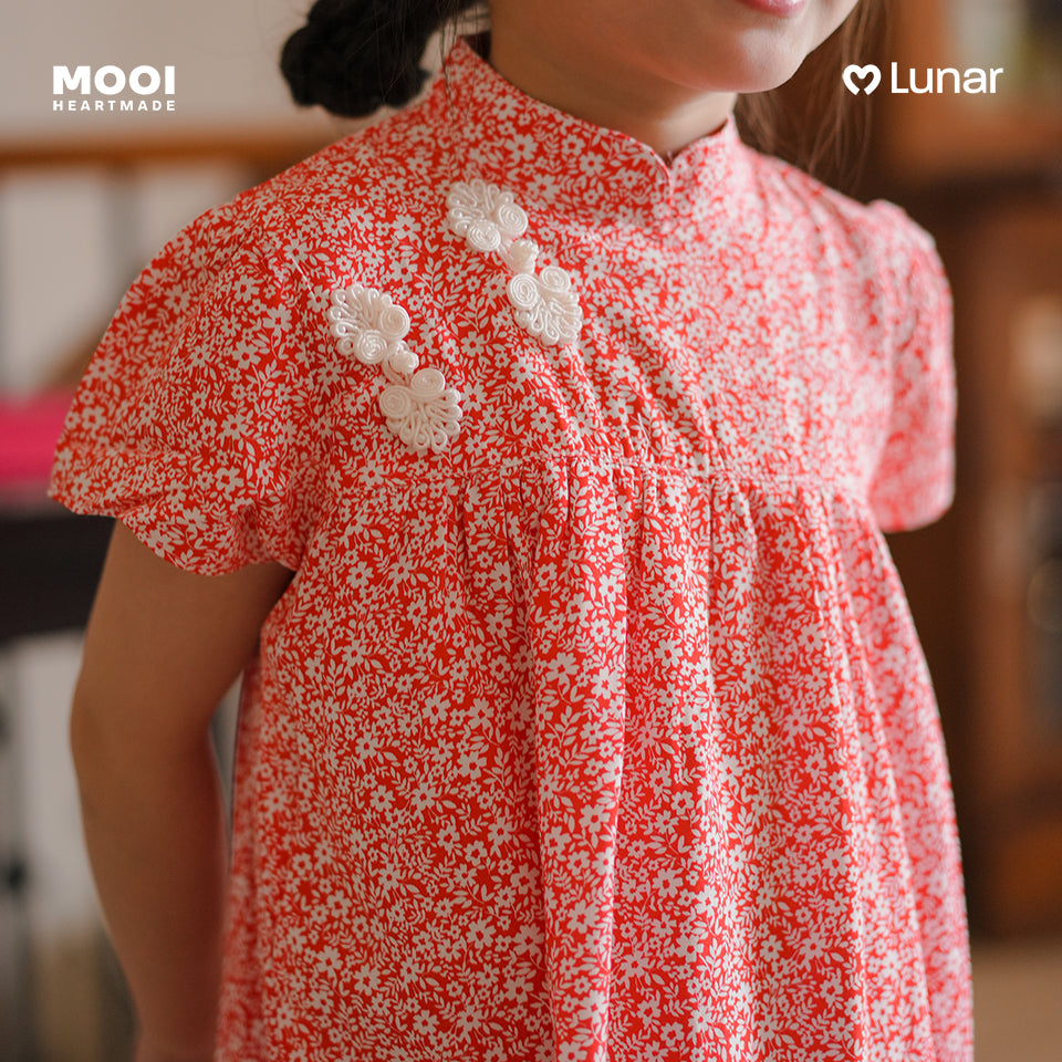 Mooi Dress Anak Perempuan Lunar Collection Rosie Cheongsam Dress