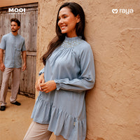 Mooi Tunik Wanita Atasan Wanita Raya Collection Navya Tunic
