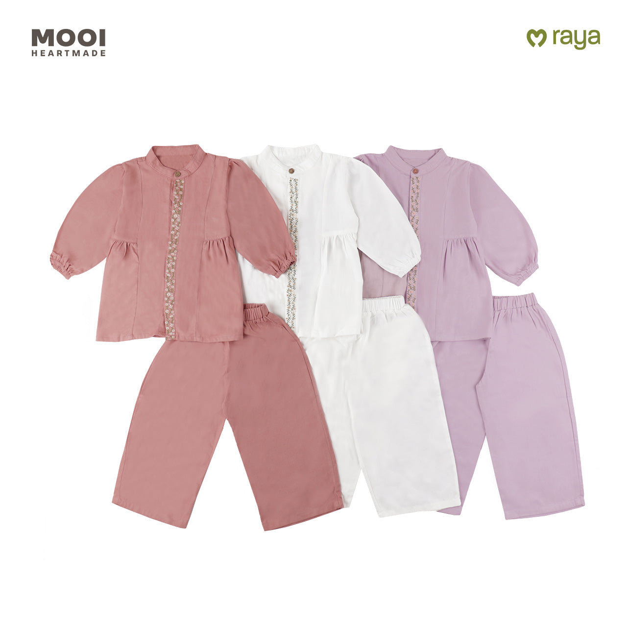 Mooi Setelan Anak Perempuan Hajna Tunik Set