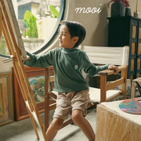 Mooi Atasan Anak Turtle Neck Top V1