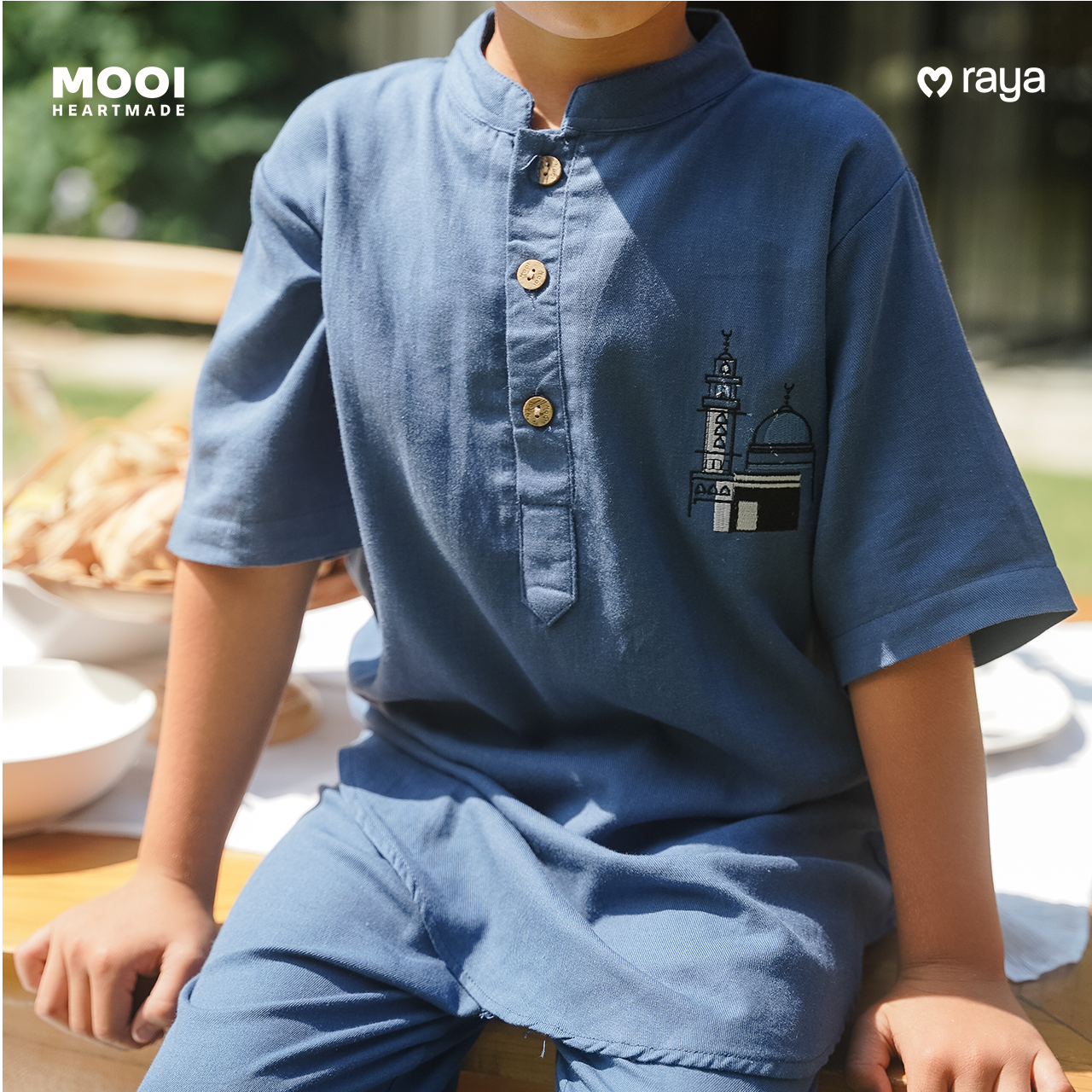 Mooi Adam Koko Set Setelan Koko Anak Raya Collection V2