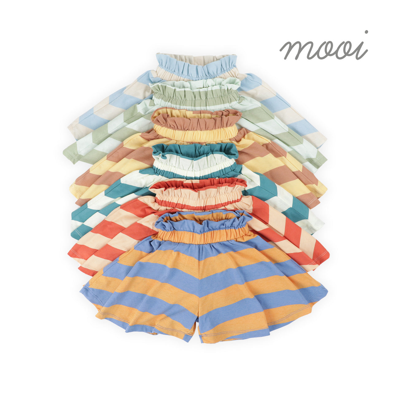 Mooi Setelan Anak Perempuan Nicole Striped Set
