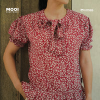 Mooi Atasan Dewasa Perempuan Christmas Collection Esme Top Adult