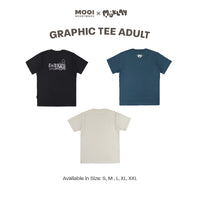 Mooi X Muklay Kaos Dewasa Unisex Graphic Tee Adult