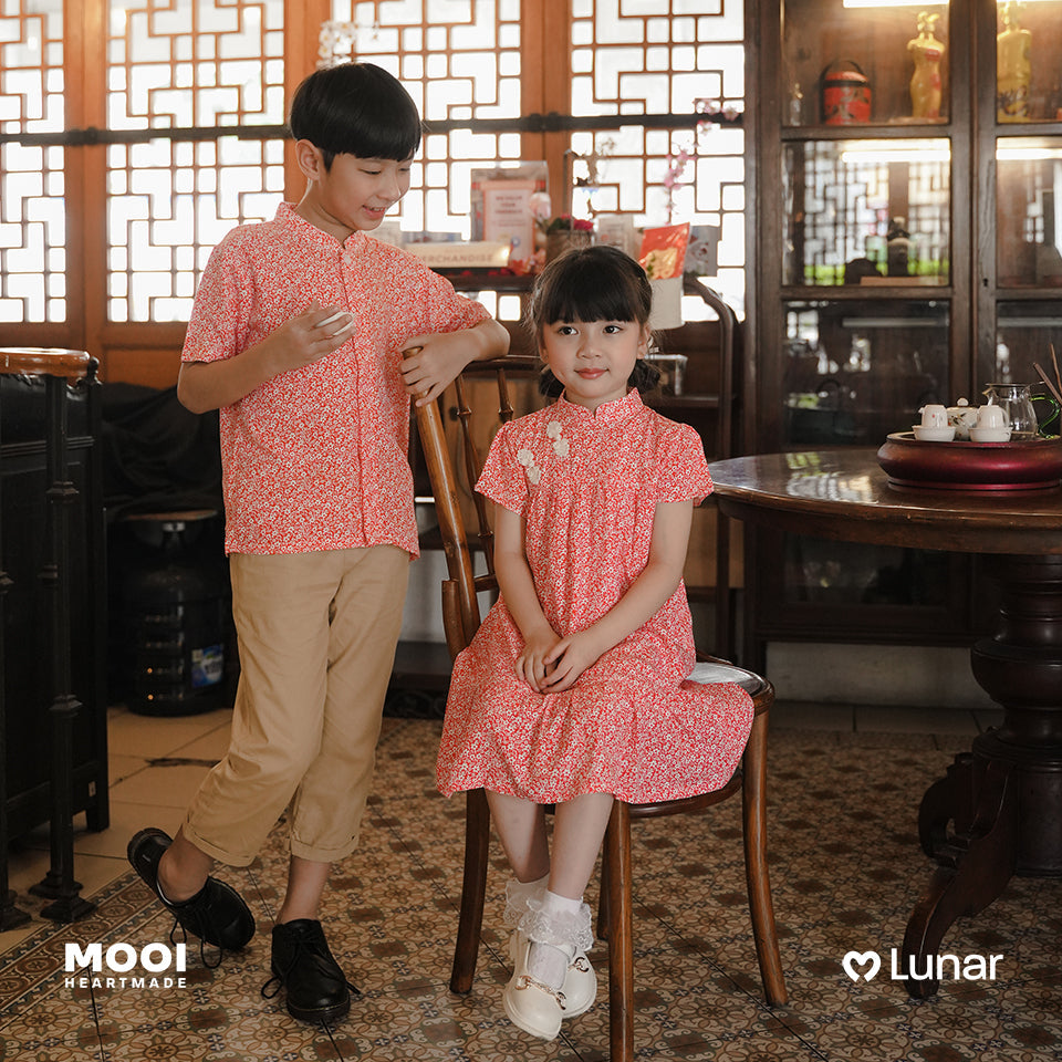 Mooi Dress Anak Perempuan Lunar Collection Rosie Cheongsam Dress