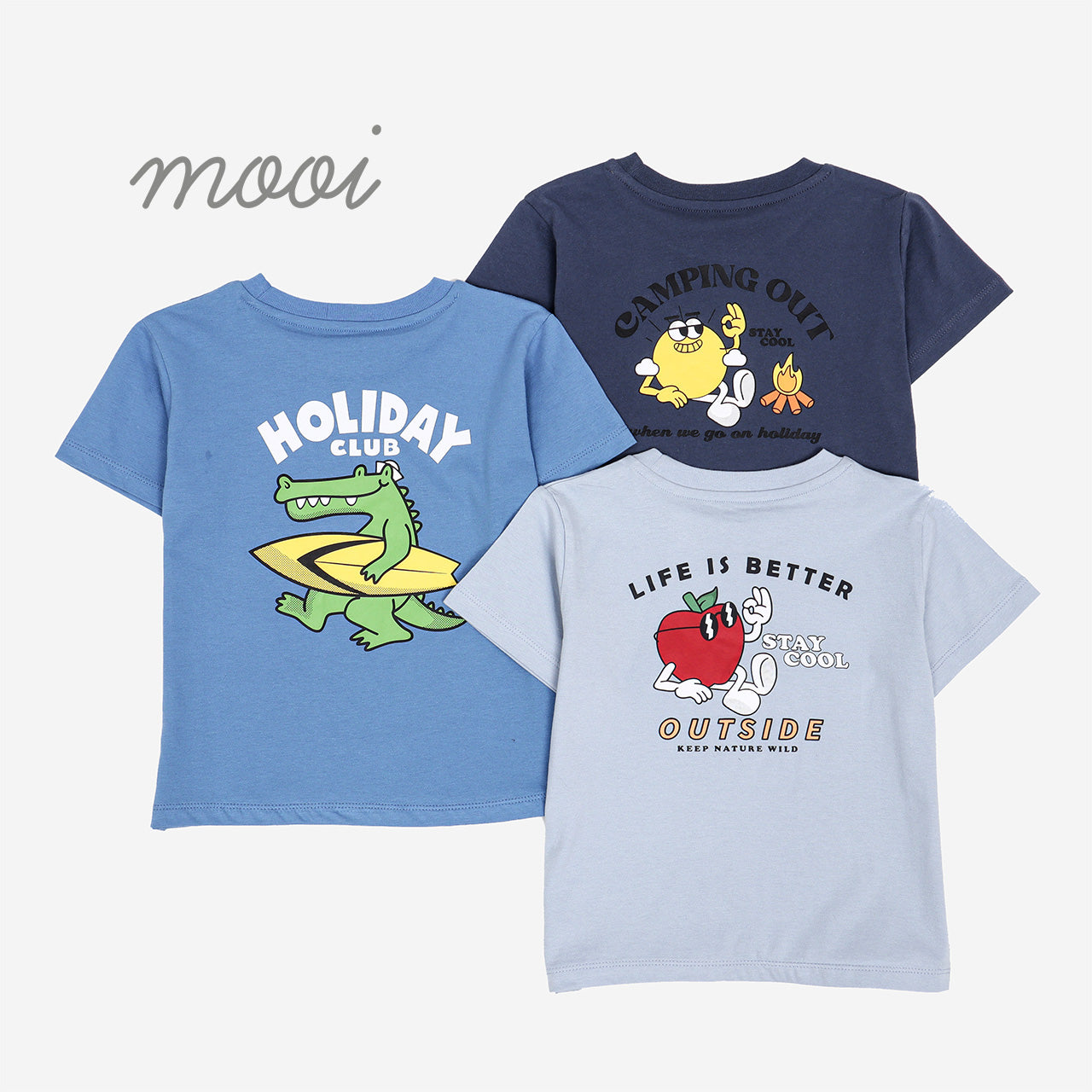 Mooi Kaos Anak Unisex Graphic Tee V1