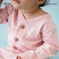 Mooi Setelan Panjang Bayi Comfy Baby Long Button Set