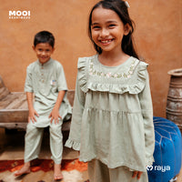 Mooi Setelan Anak Perempuan Raya Collection Sabiyah Tunic Set