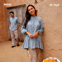 Mooi Tunik Wanita Atasan Wanita Raya Collection Navya Tunic