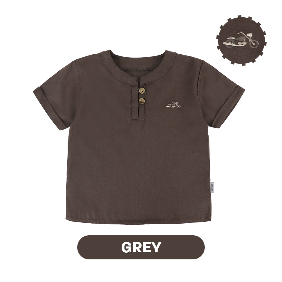 Mooi Kemeja Anak Laki-Laki Darel Shirt