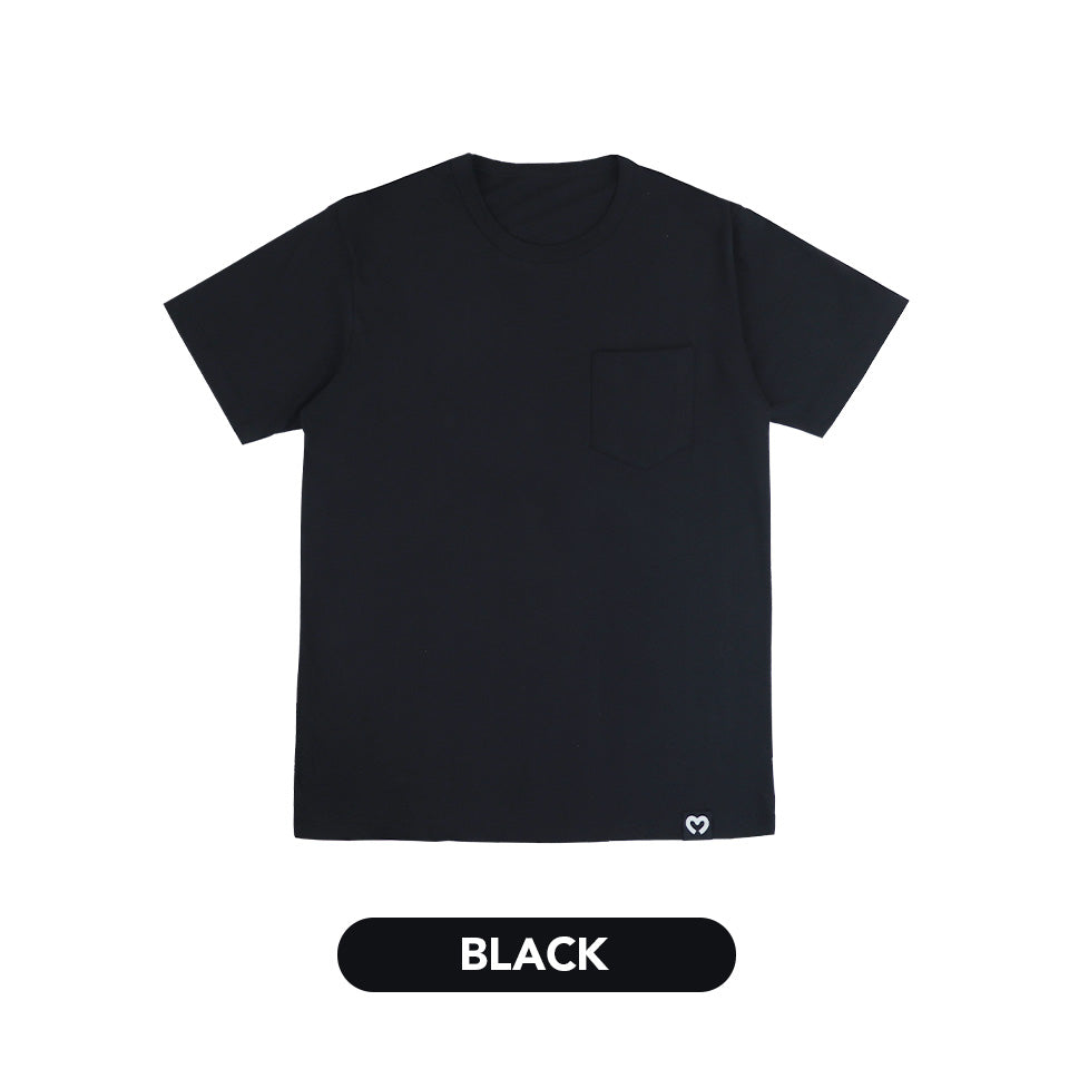 Mooi Kaos Dewasa Unisex Laki Laki Perempuan Kantong Comfy T-Shirt Pocket Adult Cowok Cewek