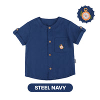 Mooi Kemeja Anak Laki – Laki Melvin Pocket Shirt